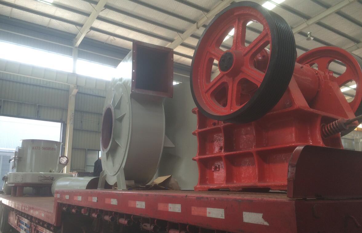 Delivery of Stone PE Jaw crusher